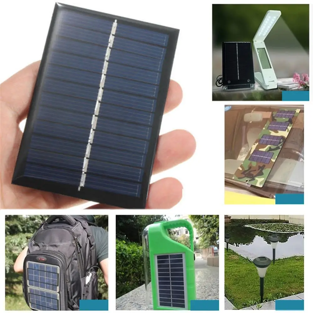 Hordozható Akkumulátor Napelemes Lámpa Mono Napelem Mini Rendszer DIY Töltés a Telefon Töltők
