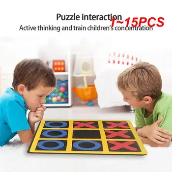 1~15PCS Szülő-Gyermek Interakció Szabadidő társasjáték OX Sakk Vicces Fejlődő Intelligens Oktatási Játékok Puzzle Játék Gyerekek