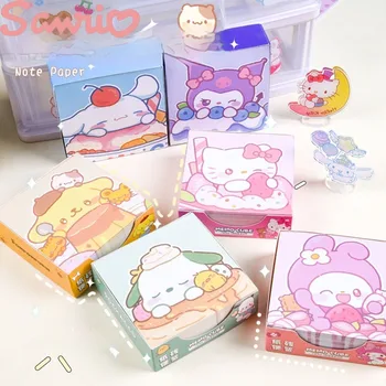 250 Lap/csomag Sanrio Jegyzettömb Hello Kitty Kuromi A Dallam Matrica Nem Stickable Megjegyzések Scrapbooking Napló Könyv, Iskolai felszerelés