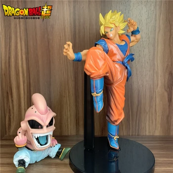 25cm Dragon Ball Z Son Goku Anime Ábra GK PVC Szobor Modell Baba Akció Figura Gyűjthető Asztal Szoba Dekoráció Dísz, Ajándék Játékok