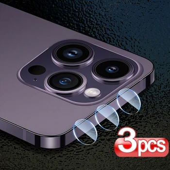 3PCS Kamera Lencséje Üveg iPhone 14 Pro Max Kamera Védő Üveg Fólia iPhone 15pro 11 12pro 13mini 13pro Hátsó Üveg Lencse