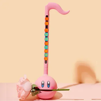 44cm Elektroakusztikus Ebihal Nagy Kirby Super Star Közös Fizetési Souptoys Net-piros Eszköz Vicces Erhu Anime Gyűjtemény Játék, Ajándék