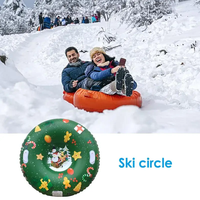 Felfújható Hó Cső Ski Gyűrű Hó Csúszó Szán Felfújható Szánkó Felfújható Játékok 42 Hüvelyk Ski Gyűrű Hó Csúszó Szán Felfújható