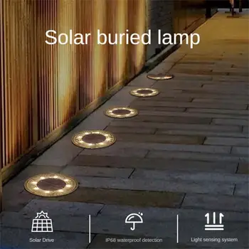 8 Smd Kültéri Led Napelemes Lámpa Eltemetve Udvar Lámpa Módja, Kerti Világítás Kerti Solar Fedélzeten Lámpák Kültéri Világítás Spotlight