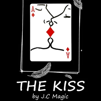 A Csók J. C Mágia Kártya Trükkök Trükk Vizuális Romantikus Póker Magie Bűvész Közeli Utca Illúziók Mentalizmus Vicces