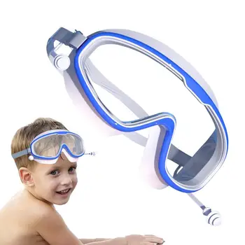 A gyermekek Védőszemüveg Úszás Búvár Szemüveget A Világos Jövőkép UV Védelem Anti-köd Design Szabad Búvárkodás búvár
