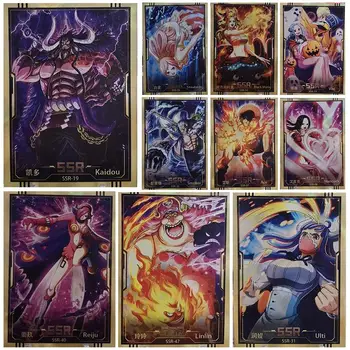 Anime EGY DARAB SSR sorozat Enel Vinsmoke Reiju Boa Hancock MARSHALL.D TANÍTANI gyűjtemény kártya játékok társasjáték, kártya