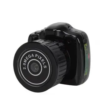 Apró Mini Kamera, Videó, Audio Recorder Webkamera Y2000 Videokamera Kis DV DVR Biztonsági Titkos Dadus Autó Sport Micro Kamera Mikrofon