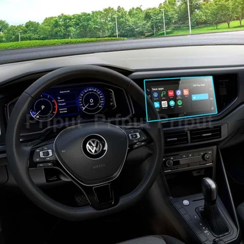 Edzett üveg képernyő védő fólia VW Volkswagen Virtus 2022 10.1 inch autórádió GPS Navigációs Belső kiegészítők