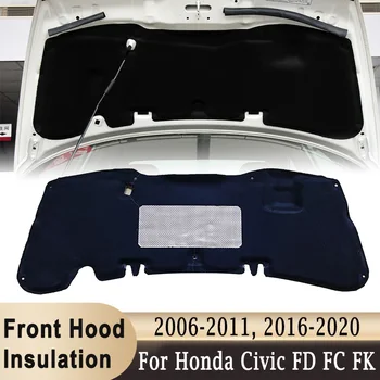 Első Hood Motor Hangszigetelés Pad Honda Civic FD 06-11 / 10, a Polgári FC-FK 16-20 Hangszigetelt Pamut Hőszigetelés Mat