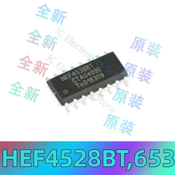 Eredeti eredeti，HEF4528BT,653 képernyőn, nyomtatott HEF4528BT SOP-16 dual channel monostabil multivibrator IC chip