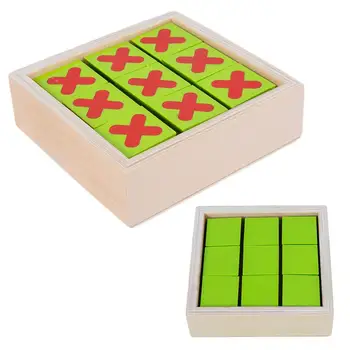 Fából Készült Puzzle, Szín, Forma Puzzle Kocka Puzzle Tanulás Montessori Játékok, Interaktív Játékok, A Szem-Kéz Koordináció