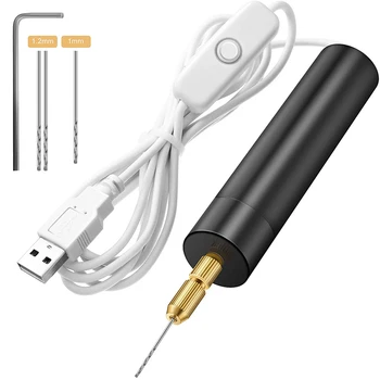 Hordozható Elektromos USB Mini Fúró USB Gyakorlat Forgó Eszközök Gravírozó Toll Fúrás Ékszerek Eszközök, A Fúró Bit Szerszámok