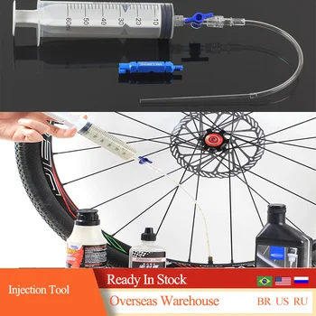 Kerékpár Tömlő Nélküli Gumiabroncs Tömítőanyag Befecskendező Befecskendező Eszköz Fecskendő Schrader Presta Szelep Core-Eltávolító Eszköz