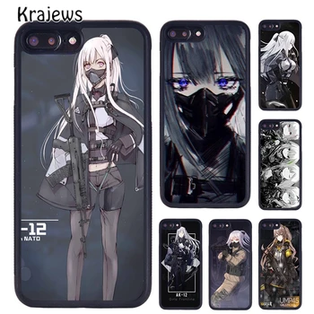 Krajews AK 12 13 Lányok Frontline anime Telefon burkolata iPhone 15 14 SE 6 7 8 plusz X XS XR 11 12 13 pro max coque közelében