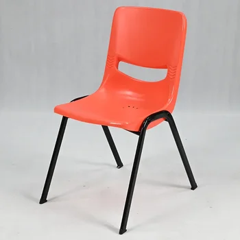 Kényelmes képzés szék egyszerű, gyakorlati konferencia képzés hallgatói acél-műanyag szék, asztal vágólapra