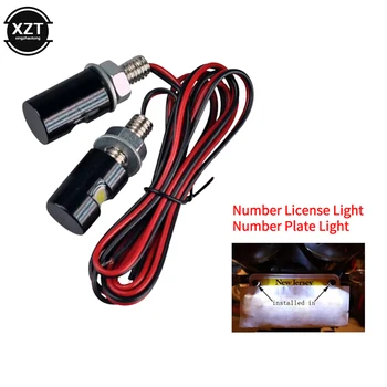 Motor Rendszámtábla Lámpa Bolt Autó LED engedély megvilágító Lámpa 2db Lámpa Gyöngy