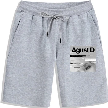 Nyomtatott Férfi nadrág férfi Pamut Szabadidő Nadrág Agust D Album Art nyári Női nadrág a férfiak