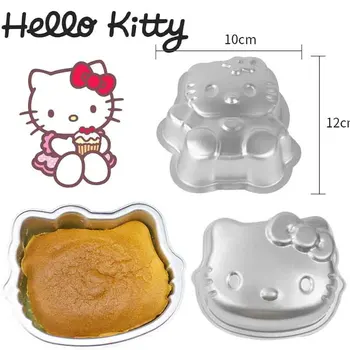 Sanrio Hello Kitty Konyha, a Sütés Penész Alumínium Ötvözet, Muffin Sütemények, Penész a Cukrász Sütemény Desszert Aranyos Mini Muffin tepsi