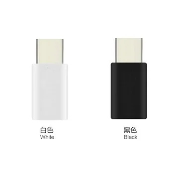 Sok 100 Micro USB-Női-USB 3.1 C Típusú Férfi Adapter Adatok Töltés Csatlakozó Kábel-Átalakítóval Macbook Nexus Samsung