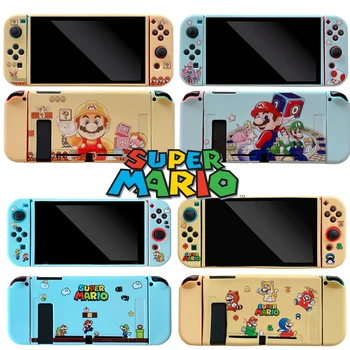 Super Mario Esetben a Nintendo Kapcsoló OLED Védő Héj Anime Kapcsoló Ns JoyCon Vezérlő TPU All-inclusive védőborítás