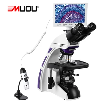Szakmai Trinocular Összetett Mikroszkóp Laboratóriumi Biológia Zoom HD 7