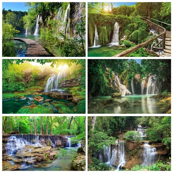 Természetes Trópusi Erdő Táj Dzsungel Hátteret, Fotózás, Baba Zuhany Zöld Levelek Kaland Esküvői Fotó Stúdió Háttér