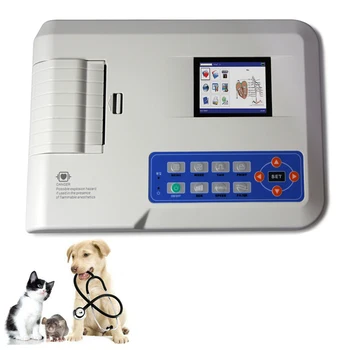 Állat orvosi berendezések CONTEC állatorvosi 3 Csatorna, 12 elvezetéses ekg kórház electrocardiograph ekg gép