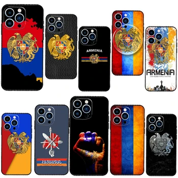 Örmény Zászló Ügy iPhone 12 Pro Max 7 8 Plusz X XS XR SE Fedezi iPhone 11 13 Pro Max Telefon Kagyló